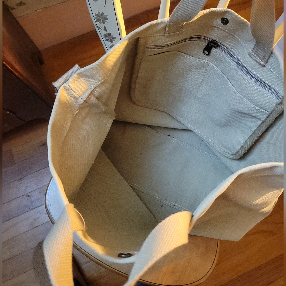 Casual Canvas Tote Bag - Picture 5 of 6